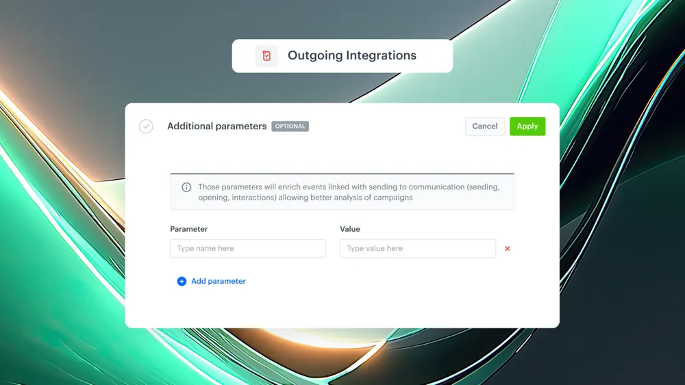 Additional Parameters in Outgoing Integrations