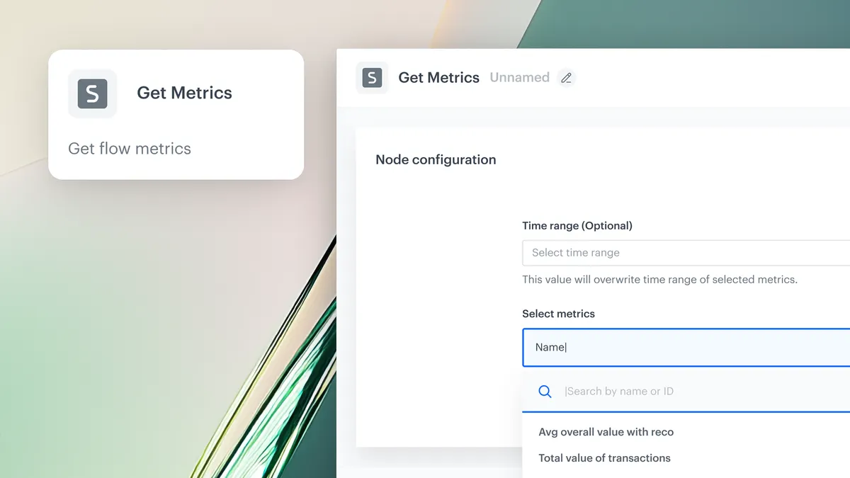 Dynamic Keys in the Get Metrics node