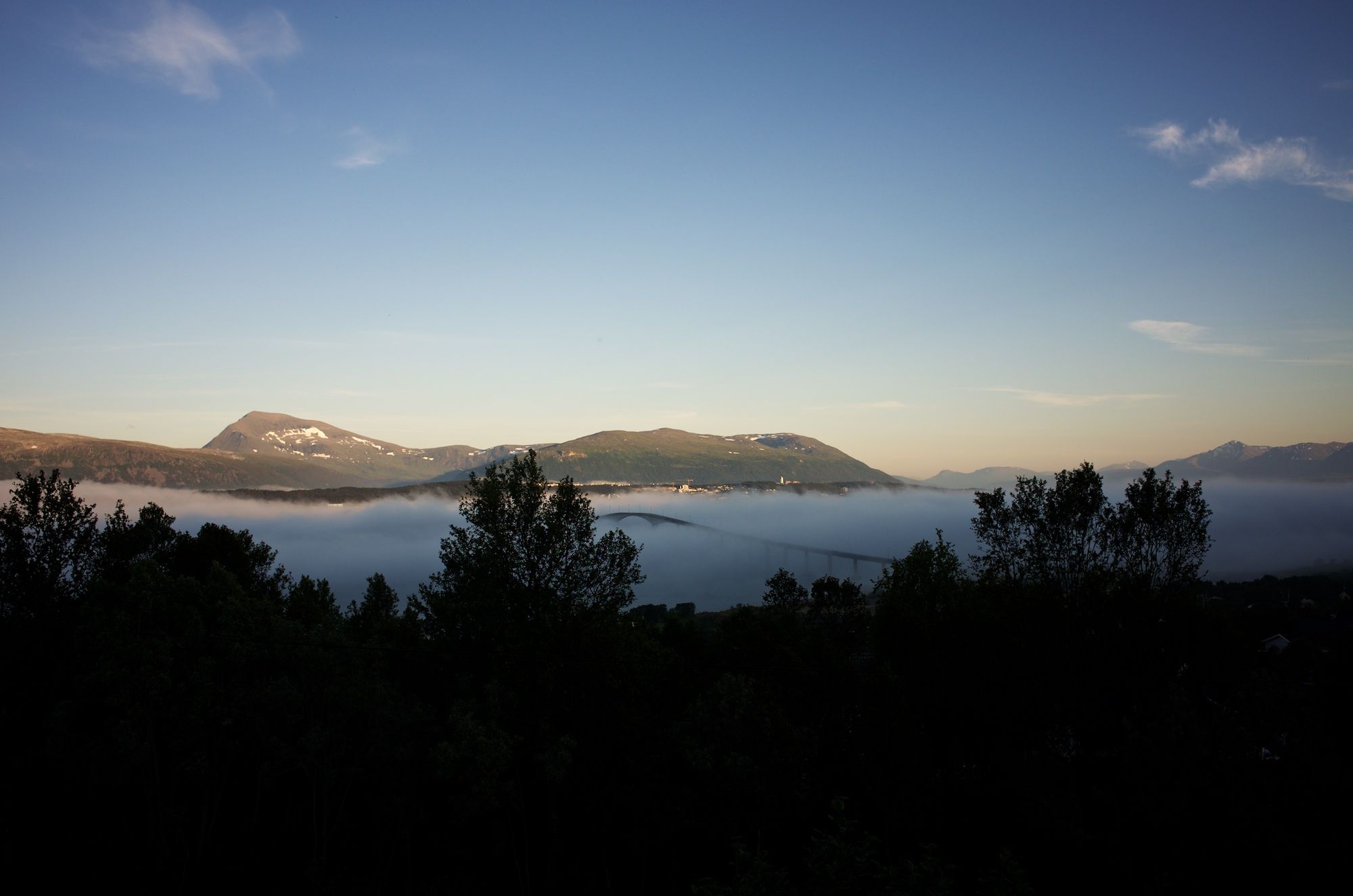 Inversion in the golden hour