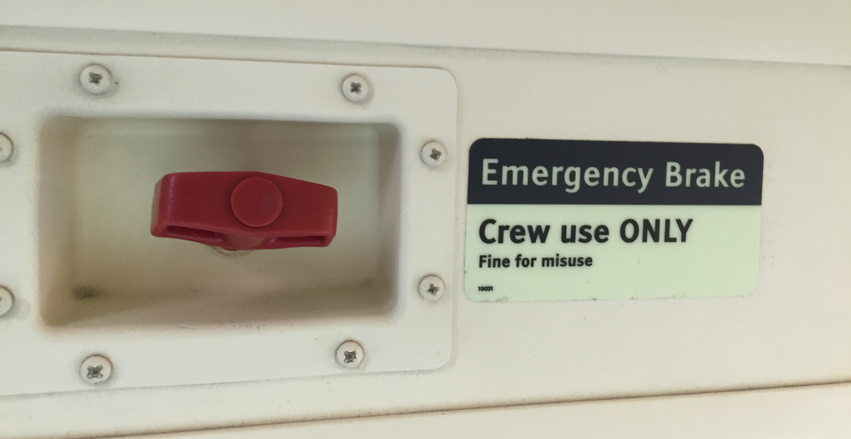 An emergency brake
