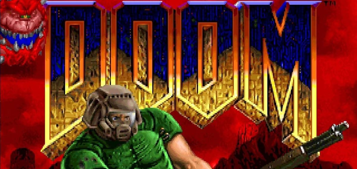 The Doom title screen