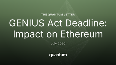 GENIUS Act Deadline: Impact on Ethereum