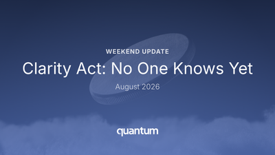 Clarity Act: No One Knows Yet