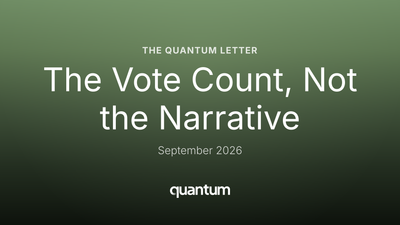 The Vote Count, Not the Narrative