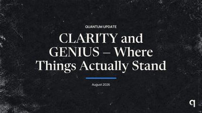 CLARITY and GENIUS — Where Things Actually Stand