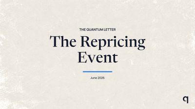 The Repricing Event