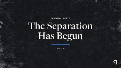 The Separation Has Begun