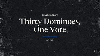 Thirty Dominoes, One Vote