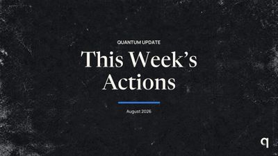 This Week’s Actions