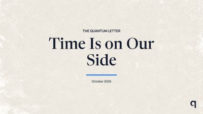 Time Is on Our Side