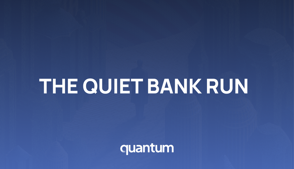 The Quiet Bank Run Nobody Is Talking About