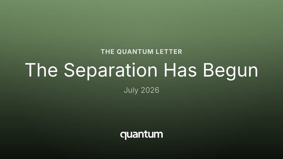 The Separation Has Begun