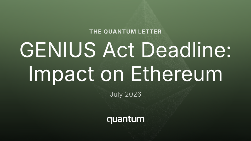 GENIUS Act Deadline: Impact on Ethereum