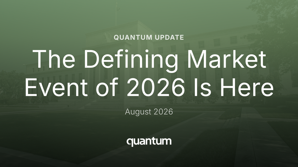 The Defining Market Event of 2026 Is Here