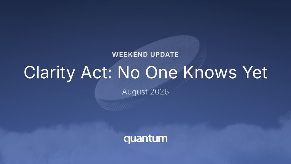 Clarity Act: No One Knows Yet