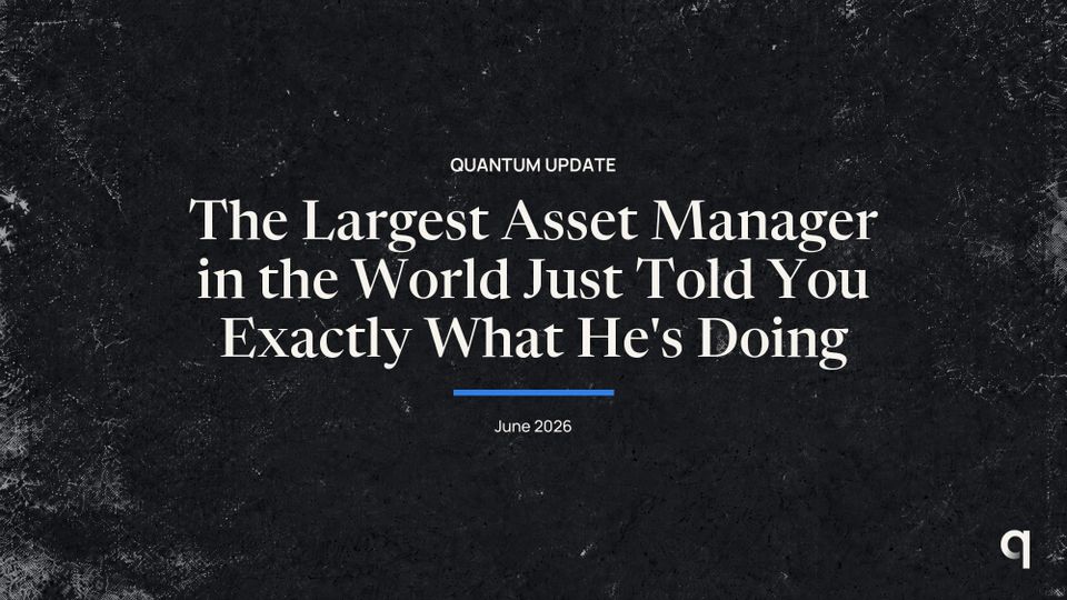 The Largest Asset Manager in the World Just Told You Exactly What He's Doing