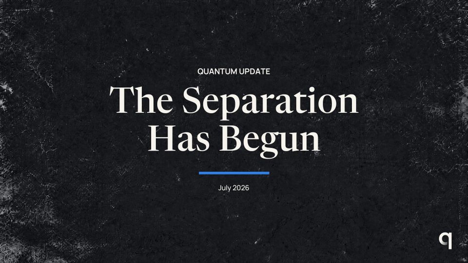 The Separation Has Begun
