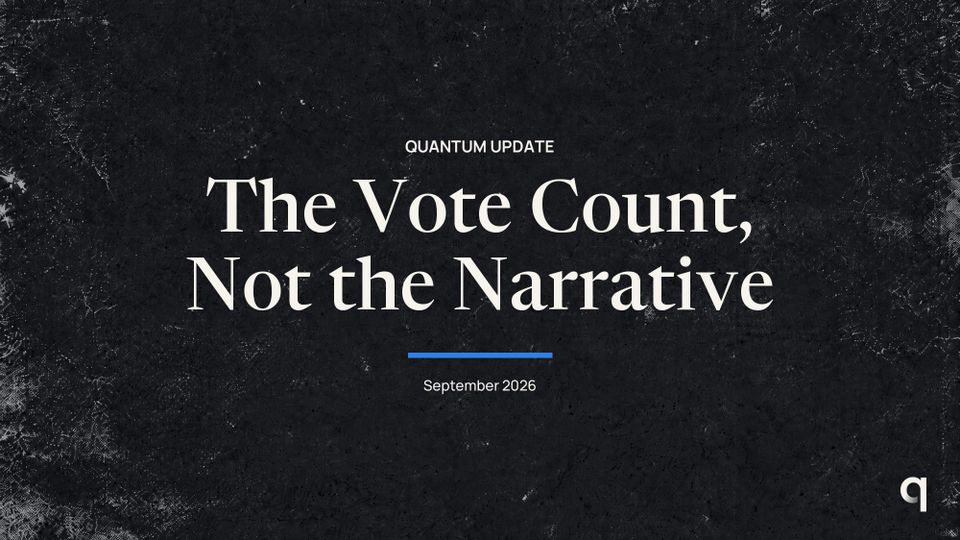 The Vote Count, Not the Narrative
