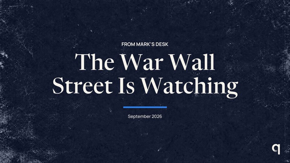 The War Wall Street Is Watching