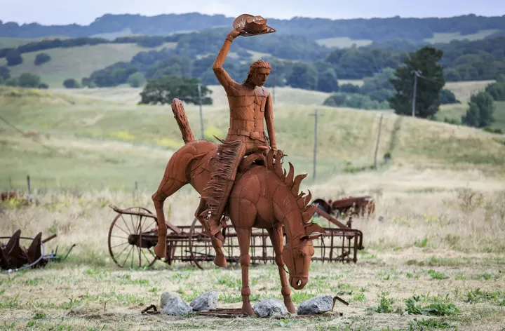 Steel Sculptures Stolen