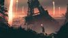 Eiffel Tower collapsing