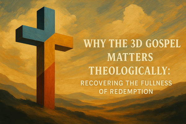Why the 3D Gospel Matters Theologically: Recovering the Fullness of Redemption