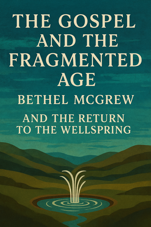 The Gospel and the Fragmented Age: Bethel McGrew and the Return to the Wellspring
