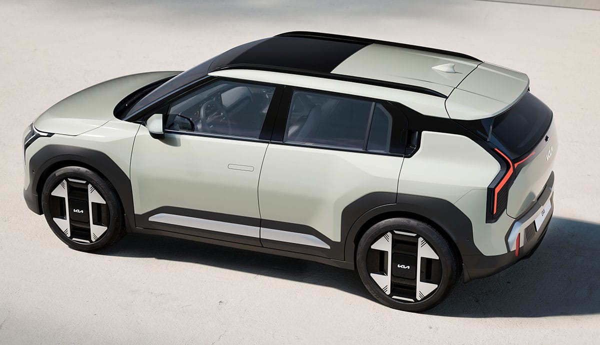 Seitenansicht vom Kia EV3