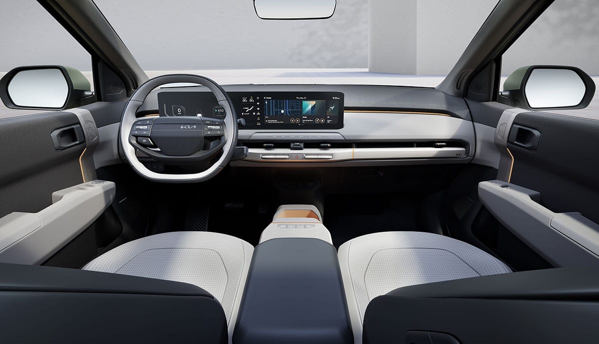 Kia EV3 Blick auf das Cockpit