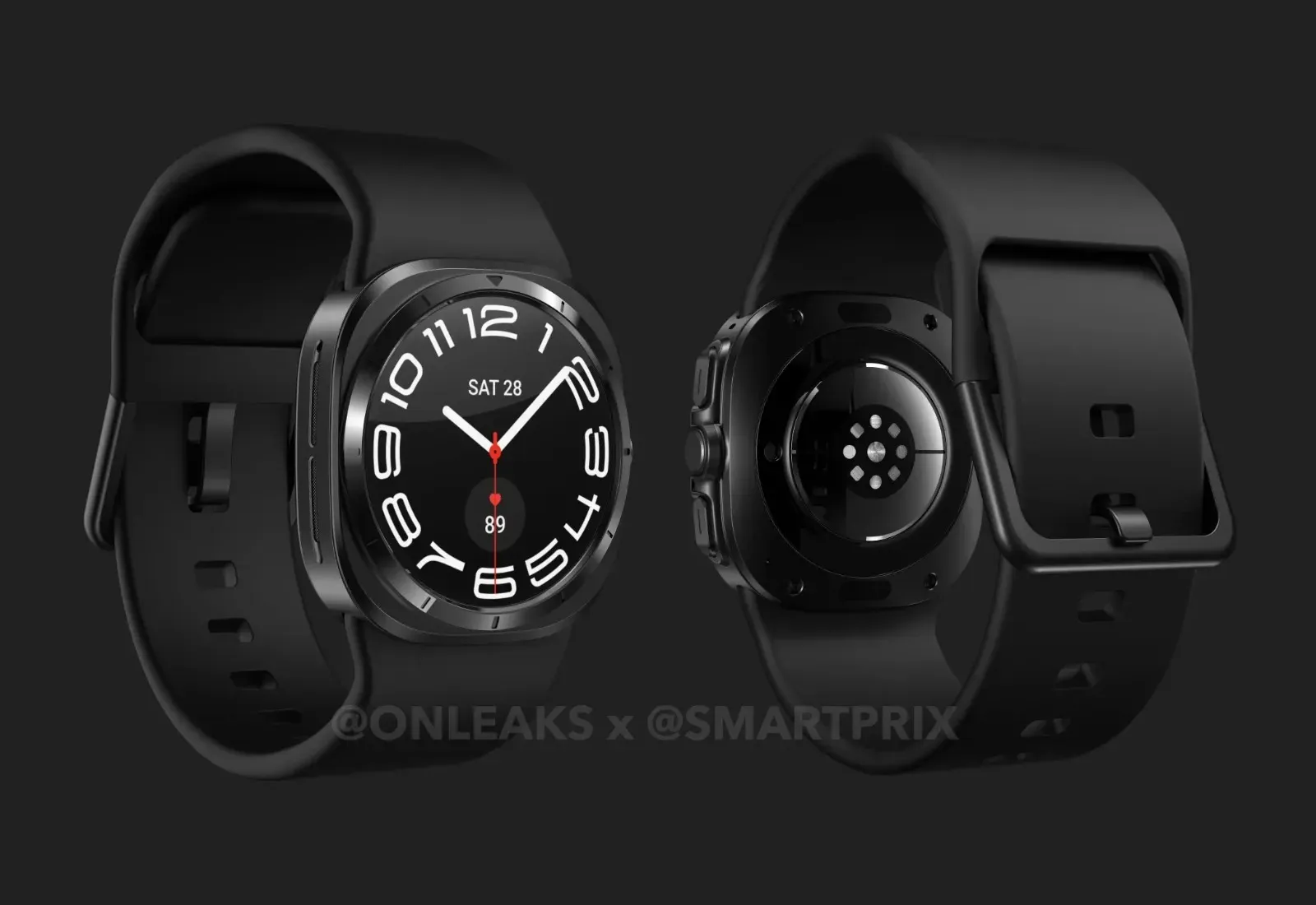 Die Samsung Galaxy Watch 7 Ultra auf den ersten Renderbildern