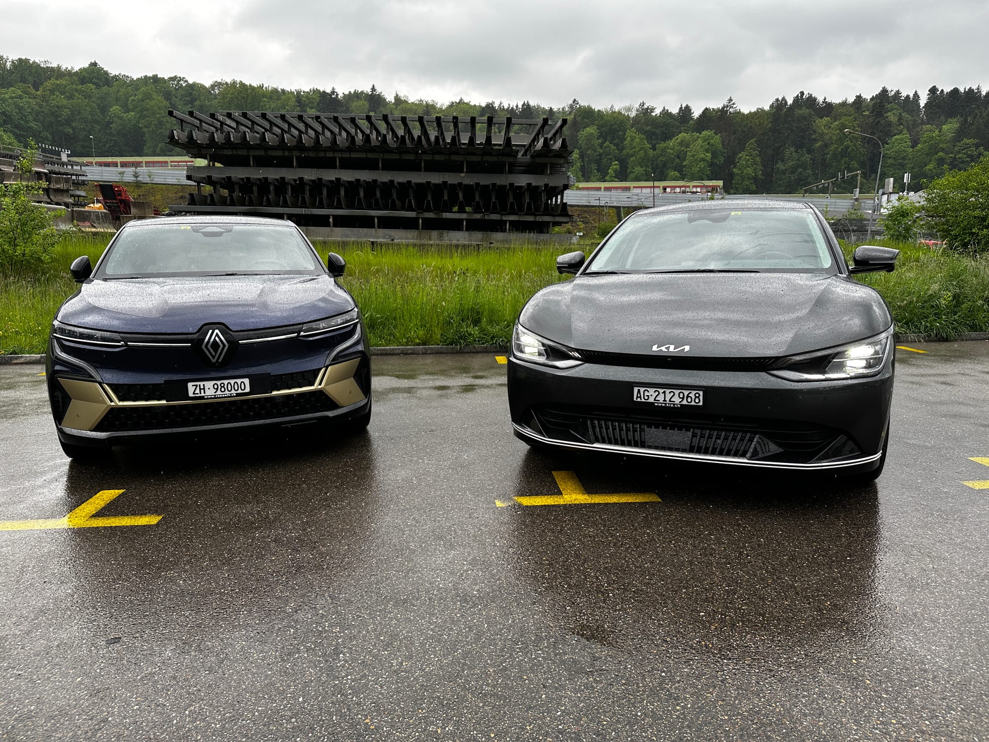 Renault Megane E-Tech und Kia EV6 AWD