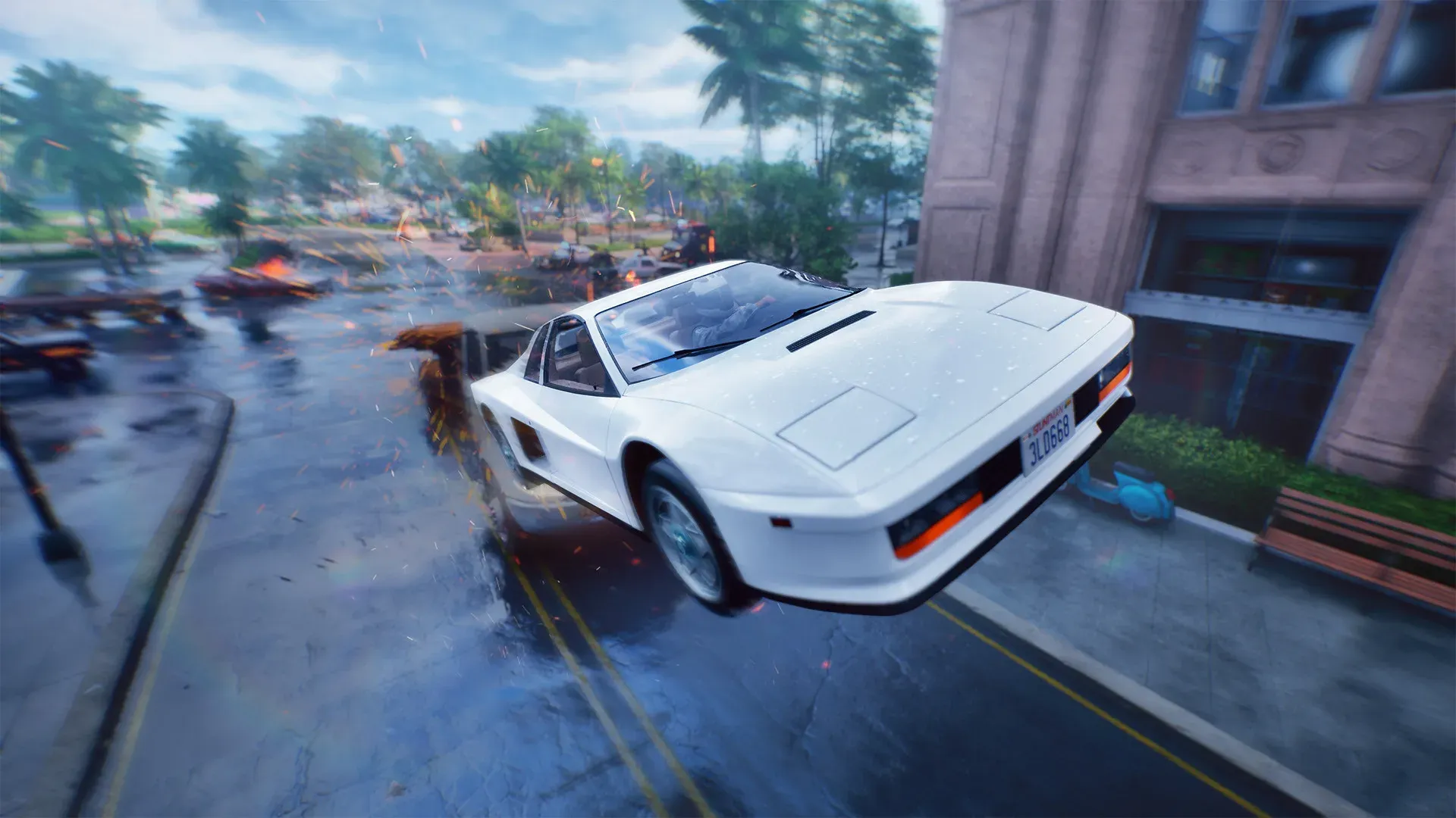 Solche Stunts hat Don Johnson in «Miami Vice» nie hinlegen müssen.