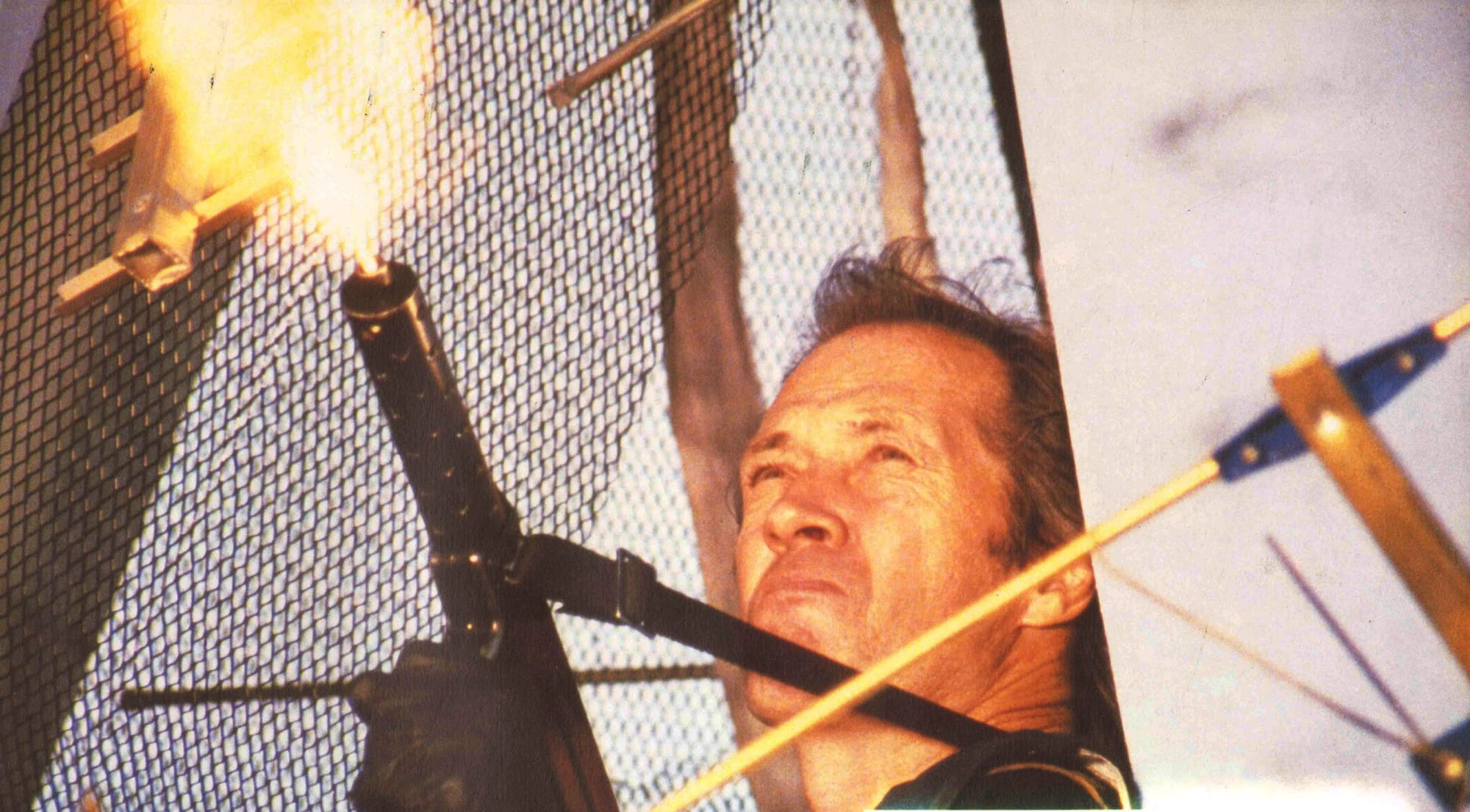 Wenn David Carradine im Finale losballert, schepperts auch aus den Lautsprechern.