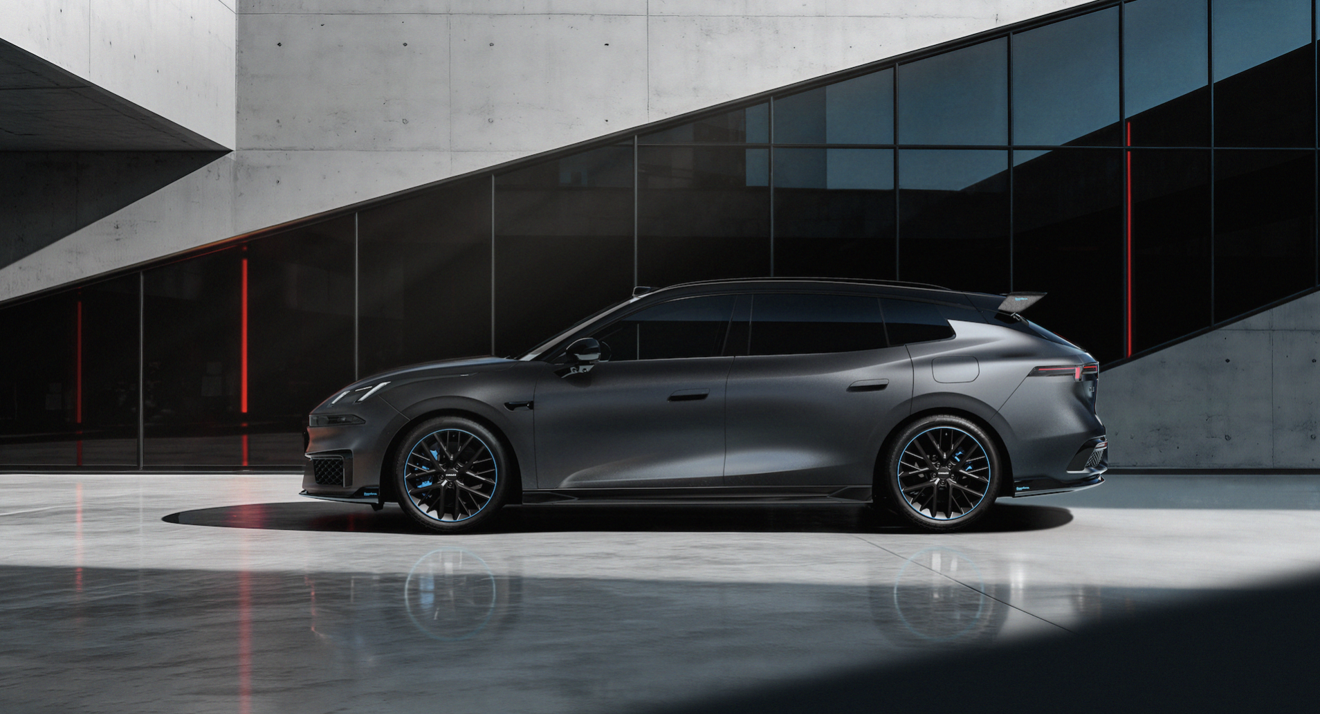 Der Lynk & Co 07 GT verfügt über eine Sport-Touring-Silhouette.