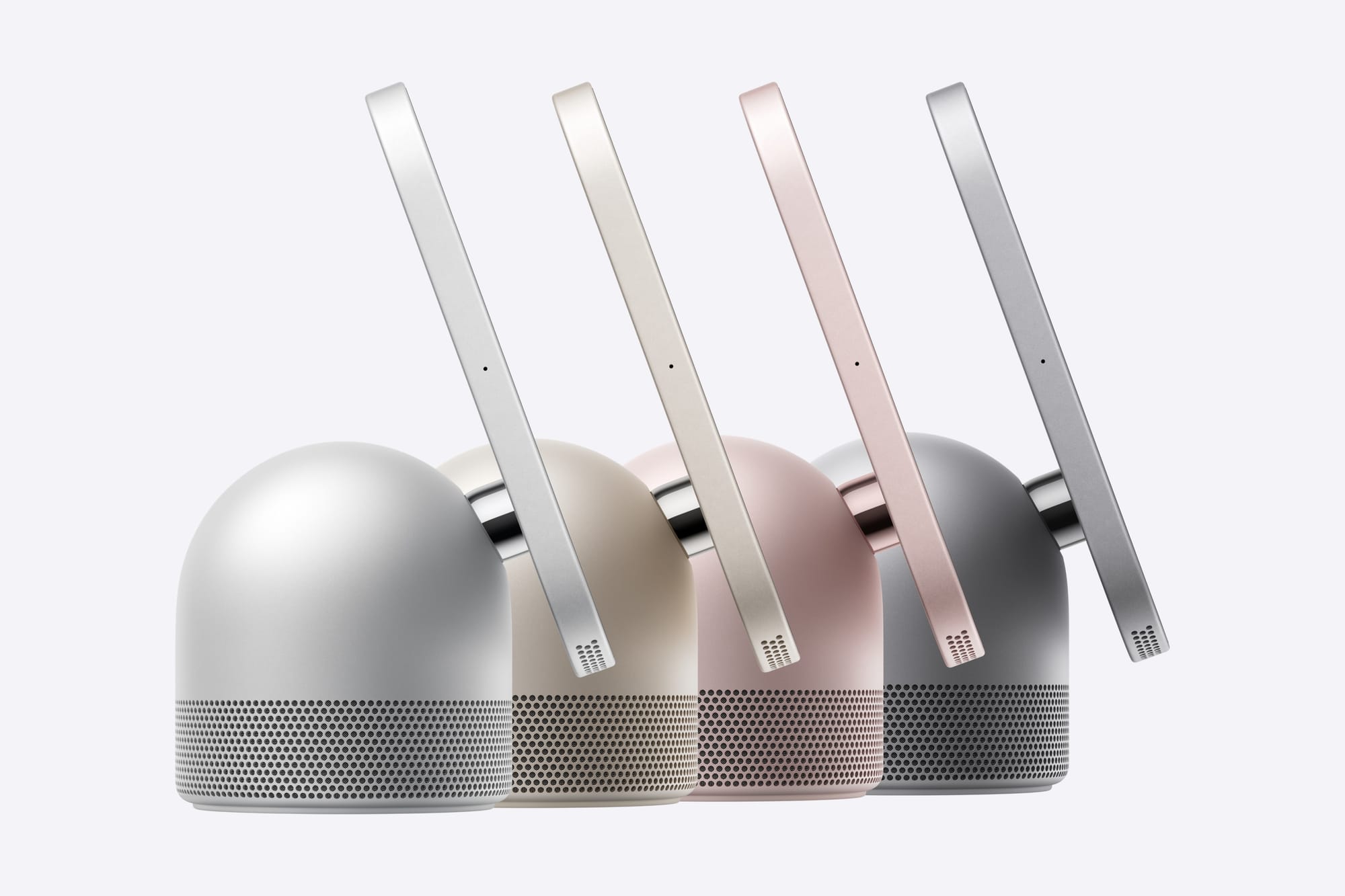 Das HomeView ist in vier Farben erhältlich: Silber, Polarstern, Rose Pink und Space Grau.