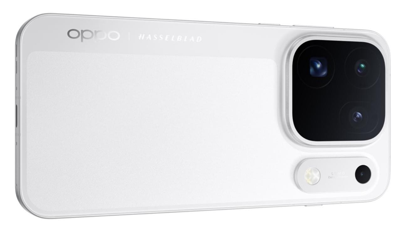 Das Oppo Find X10 Pro Max in der Farbe Luna White.
