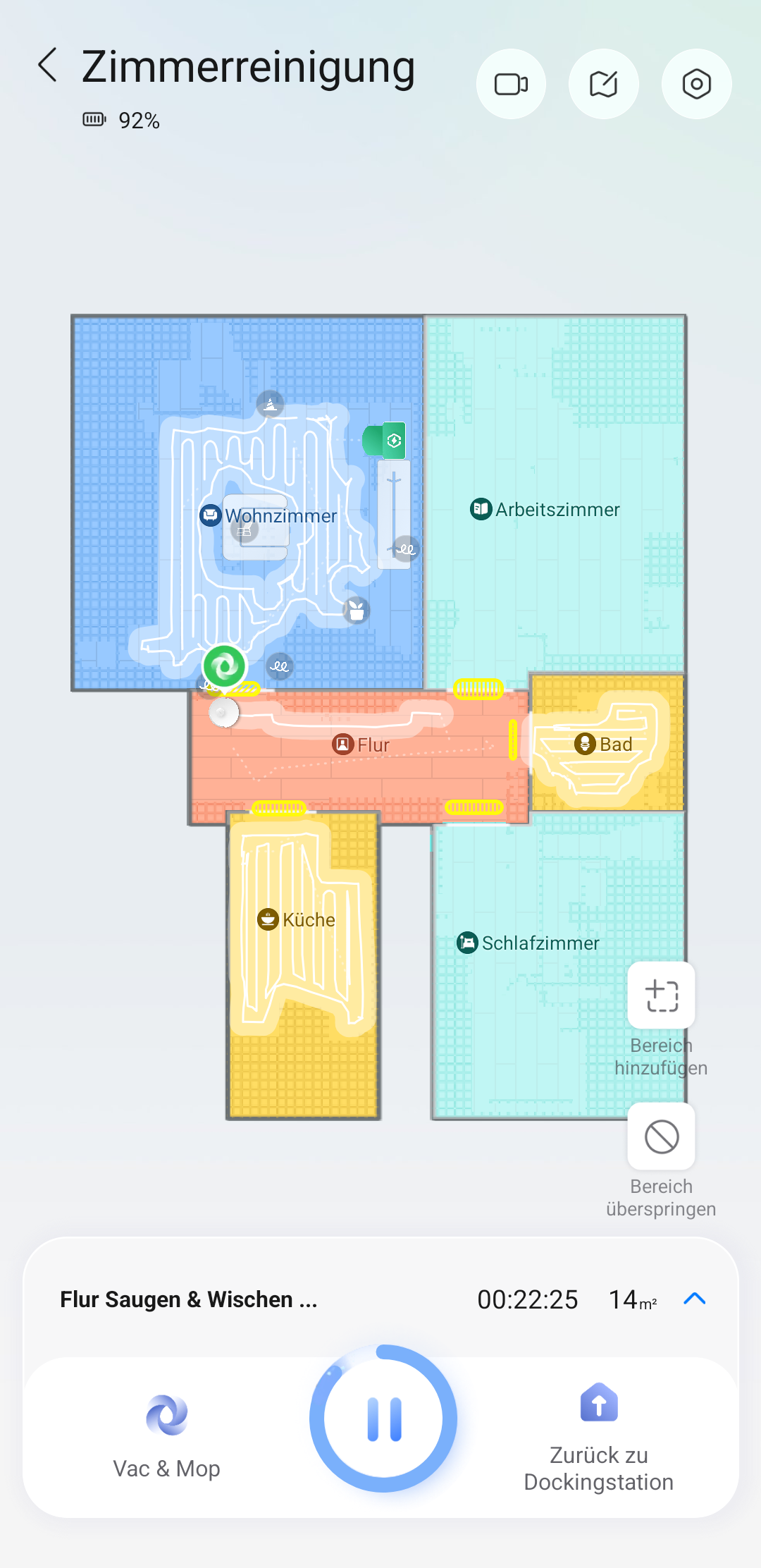 In der App lassen sich die Reinigungsrouten bis ins Detail festlegen. Das braucht aber etwas Eingewöhnungszeit.