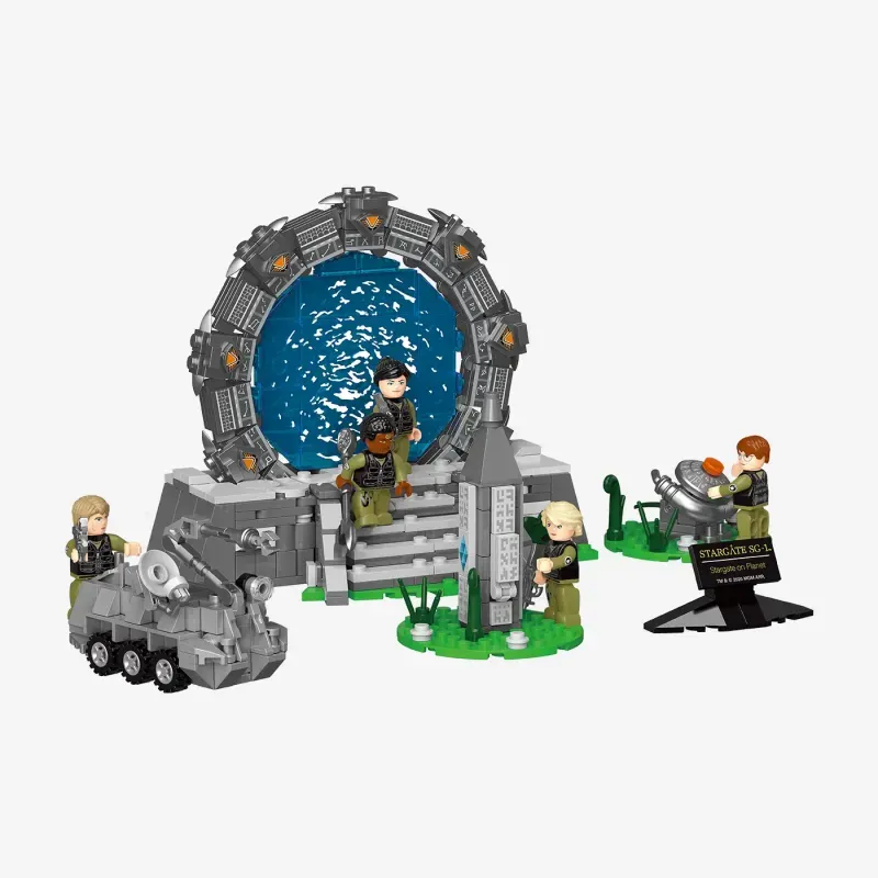 Der deutsche Hersteller Bluebrixx hat sich die «Stargate»-Lizenz geschnappt.