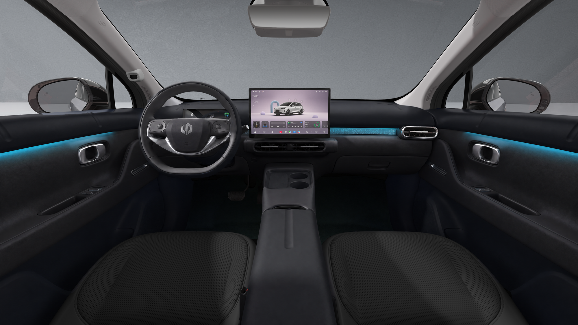 Ein Blick in das Cockpit vom Leapmotor B03.
