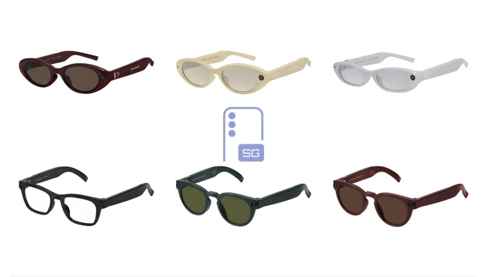 Die Galaxy Glasses wird es mit verschiedenen Brillengestellen geben.