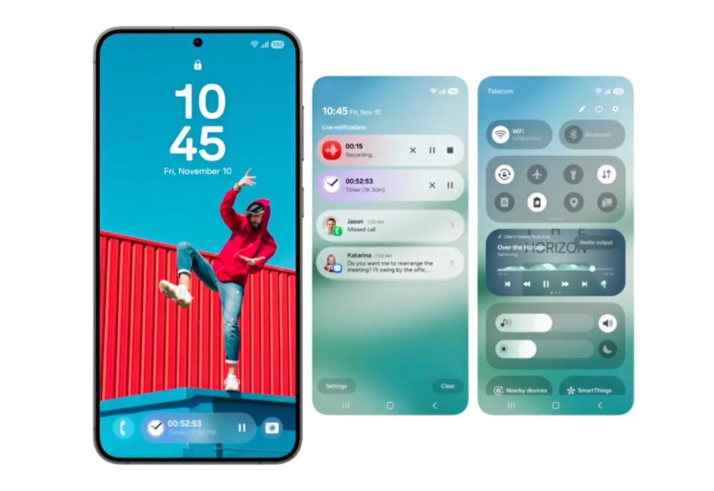 One UI 7: So sieht Samsungs neuer Sperrbildschirm aus