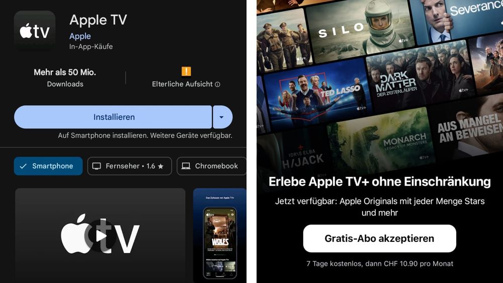 ENDLICH! Apple TV+ ist für Android Phones verfügbar
