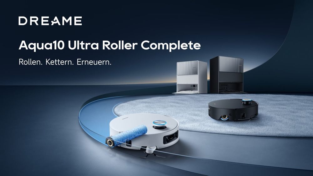 Dreame Aqua10 Ultra Roller Complete: Ab September in der Schweiz erhältlich