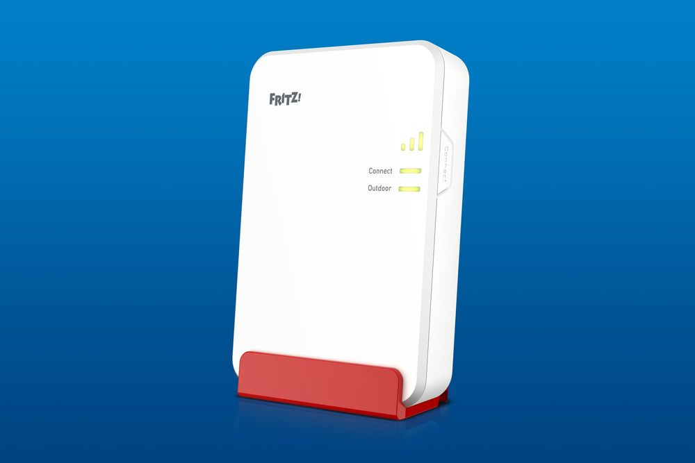 Fritz!Repeater 1610 Outdoor: WLAN-Boost für Terrasse, Balkon und Garten