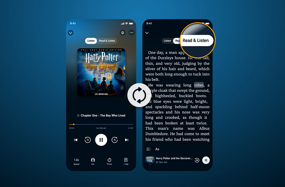Audible macht aus Hörbüchern Karaoke für eBooks