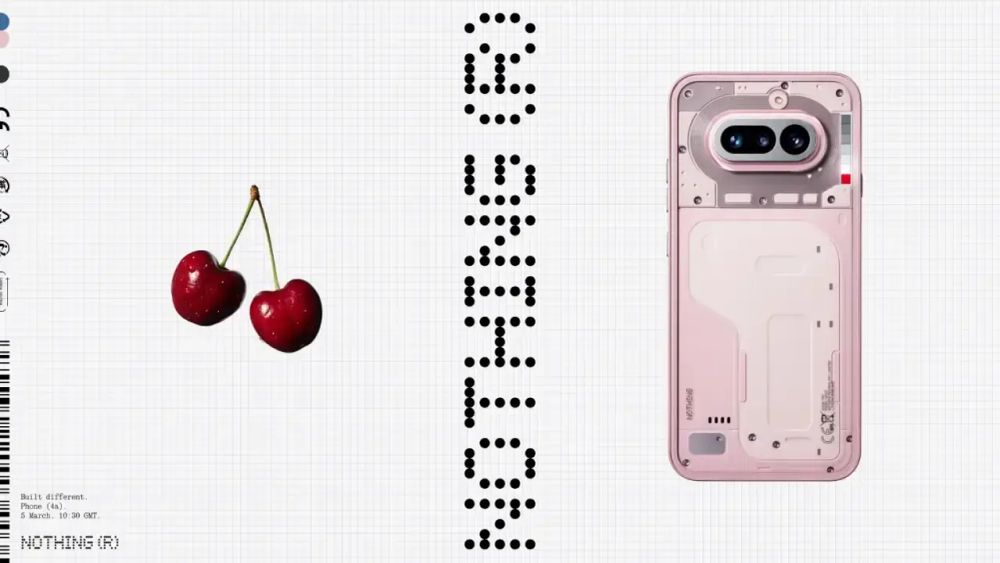 Nothing zeigt das Phone 4a vor Launch in Pink
