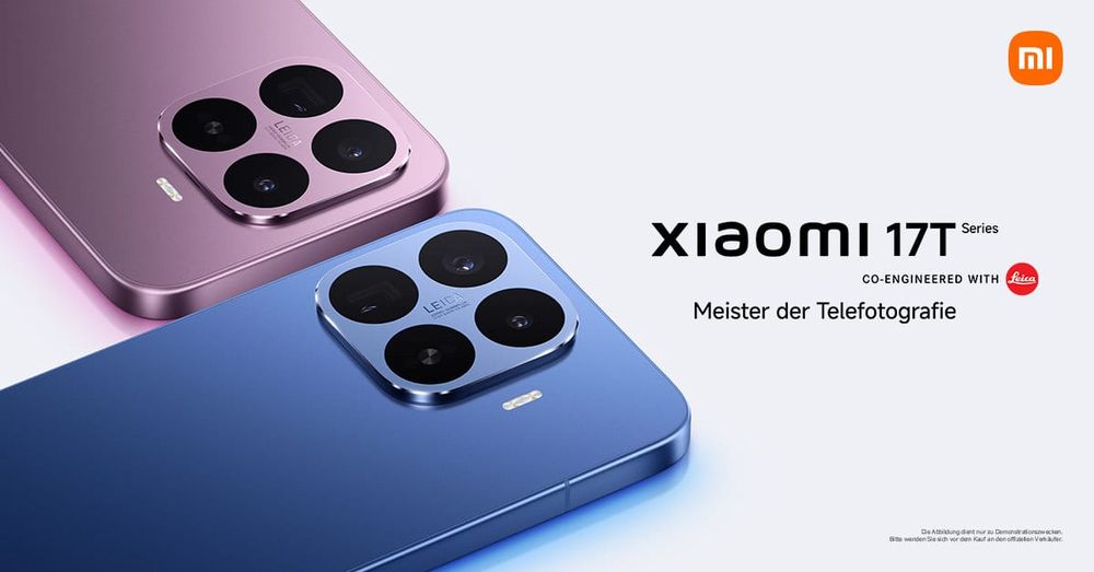 Xiaomi 17T und 17T Pro offiziell: Bis zu 7000 mAh Akku und mit Telekamera