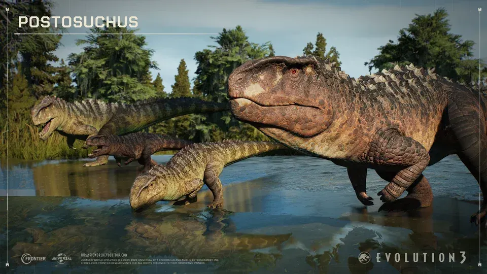 DLC: «Jurassic World Evolution 3» bekommt Krokodil-Nachschub