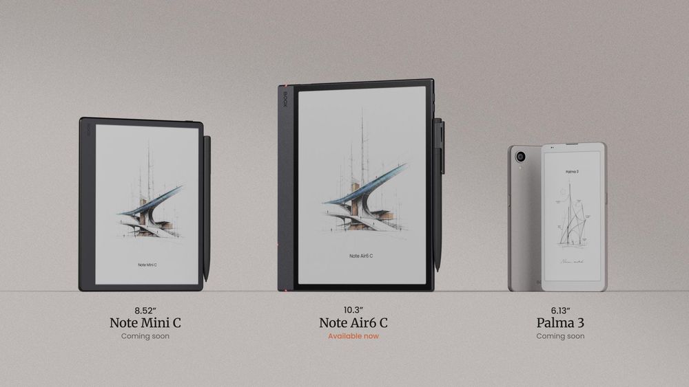 Boox frischt E-Ink-Line-up auf: Das können die 3 Modelle