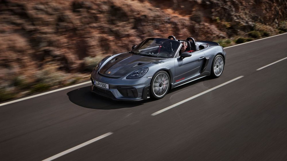Porsche 718: Der elektrische Boxster zeigt sich – im November soll es neue Details geben